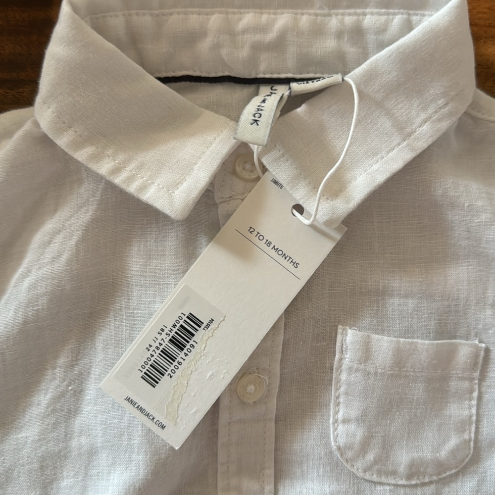 Button Down Onsie - Picture 2 of 4